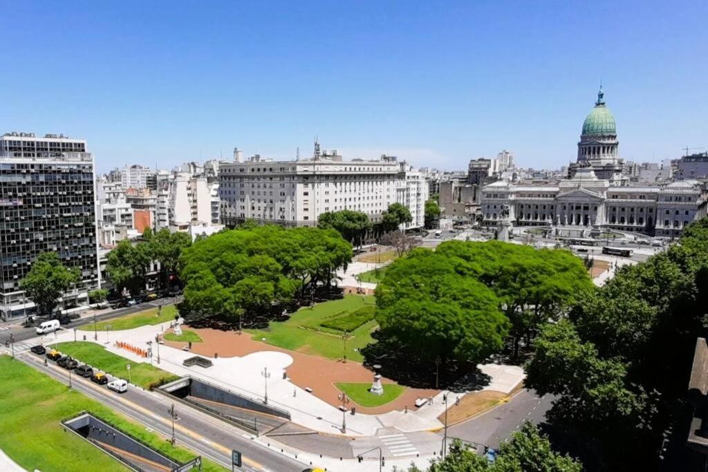 布宜诺斯艾利斯Boureau Congreso P. 12° Vista Panoramica 45 M2公寓 外观 照片