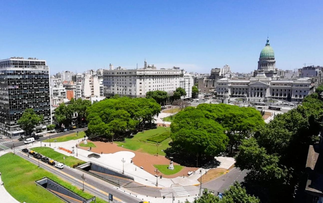 布宜诺斯艾利斯Boureau Congreso P. 12° Vista Panoramica 45 M2公寓 外观 照片
